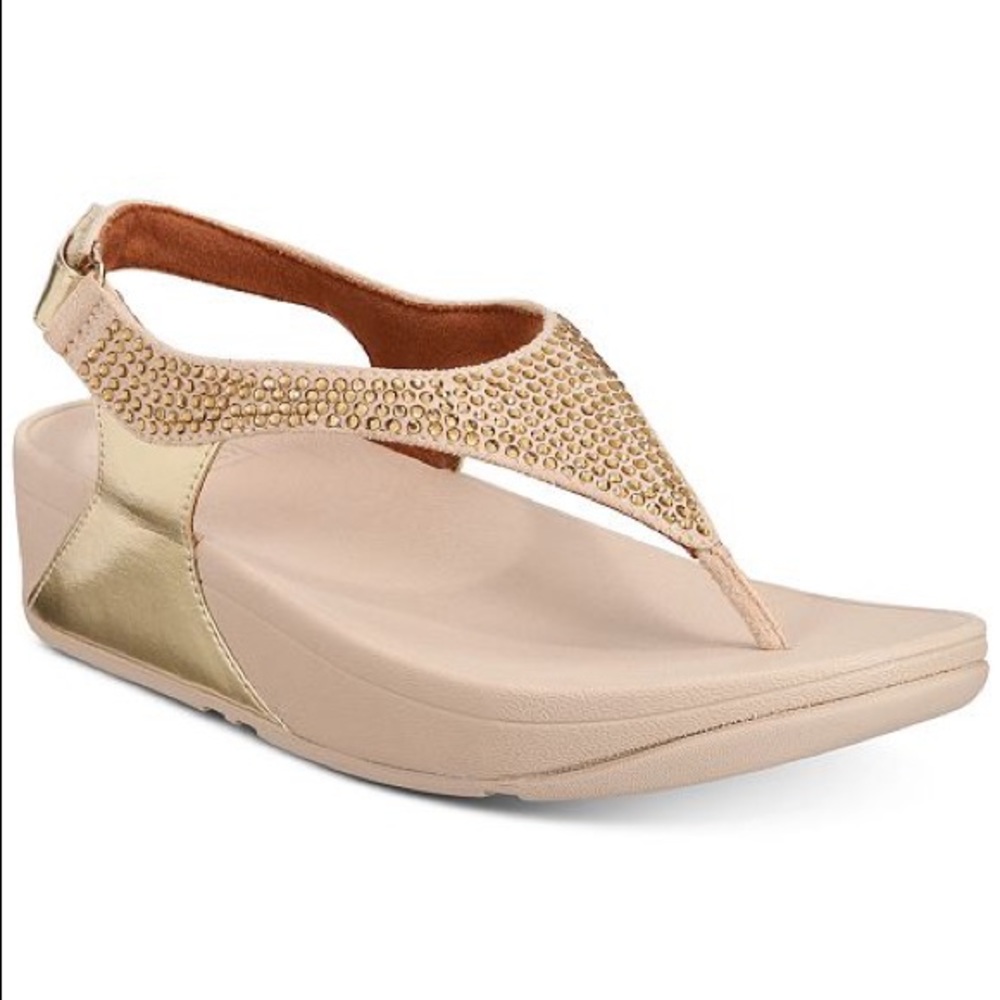 New Fitflop skylar crystal toe-thongs size:6